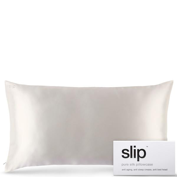 Slip White Slip Silk Pillowcase King (Various Colours) Bedding