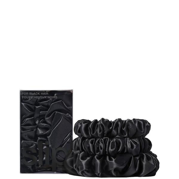 Slip Black Slip Pure Silk Back To Basics Assorted Scrunchie Set (Various Colours) Hair Care