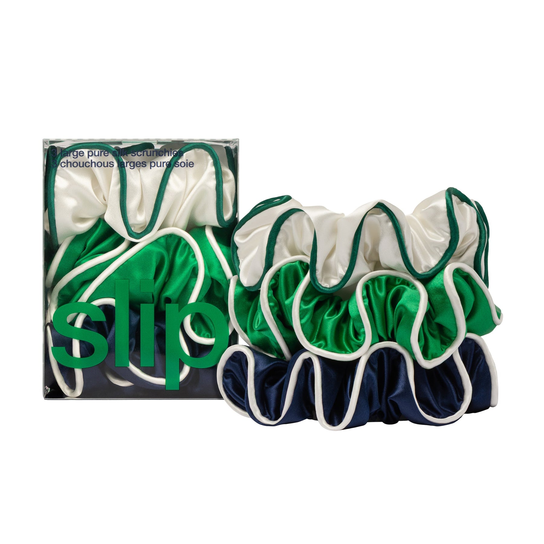 Slip Slip Pure Silk Large Scrunchies - Game Day Hair Care [Health and Beauty]