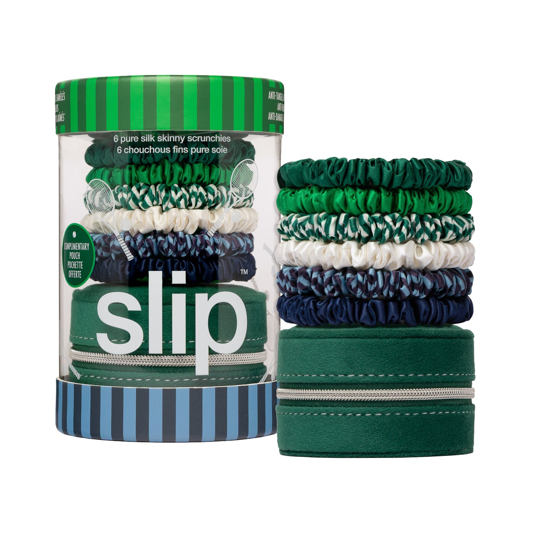 Slip Slip Pure Silk Skinny Scrunchies - Hair On Point  Hair Care [Health and Beauty]
