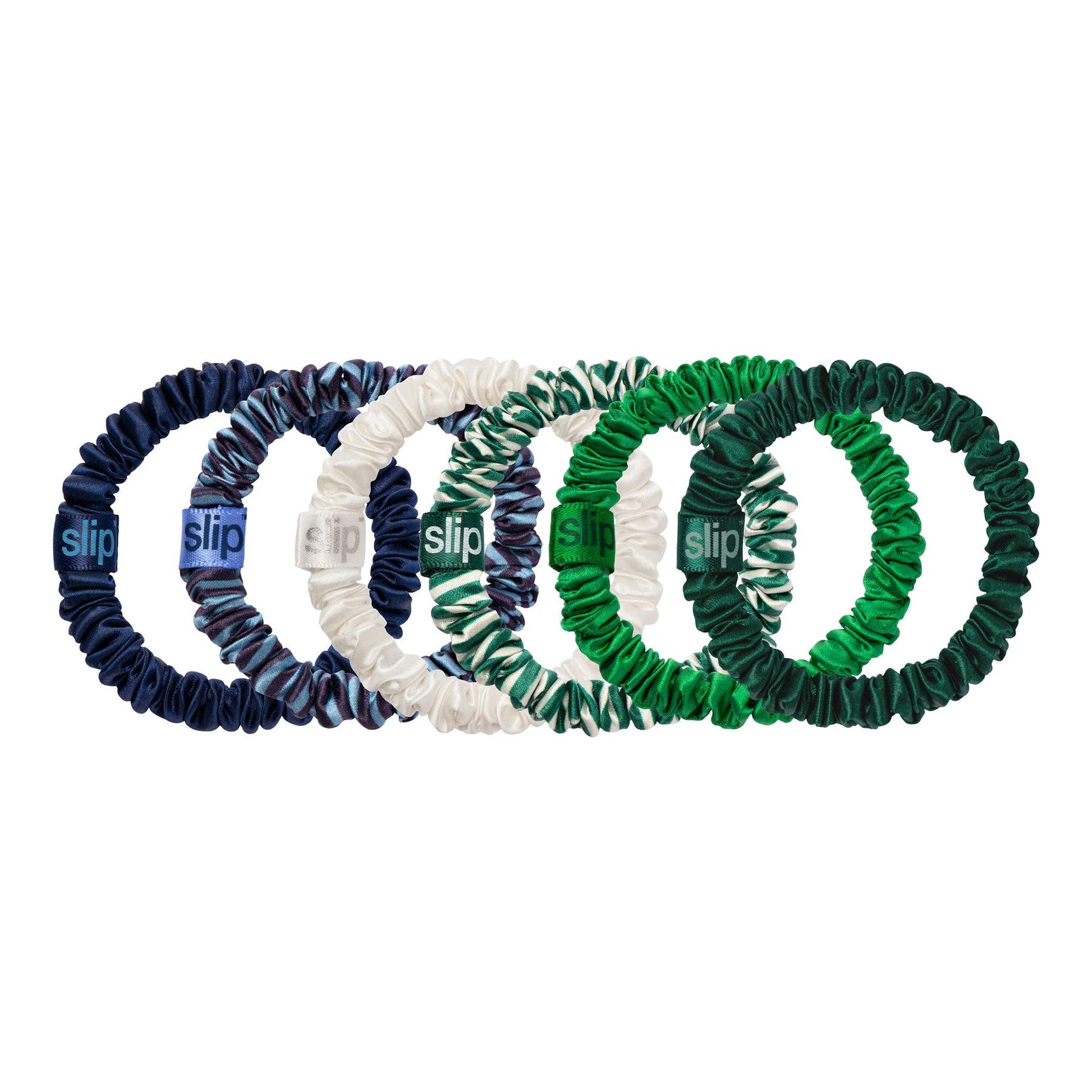 Slip Slip Pure Silk Skinny Scrunchies - Hair On Point  Hair Care [Health and Beauty]