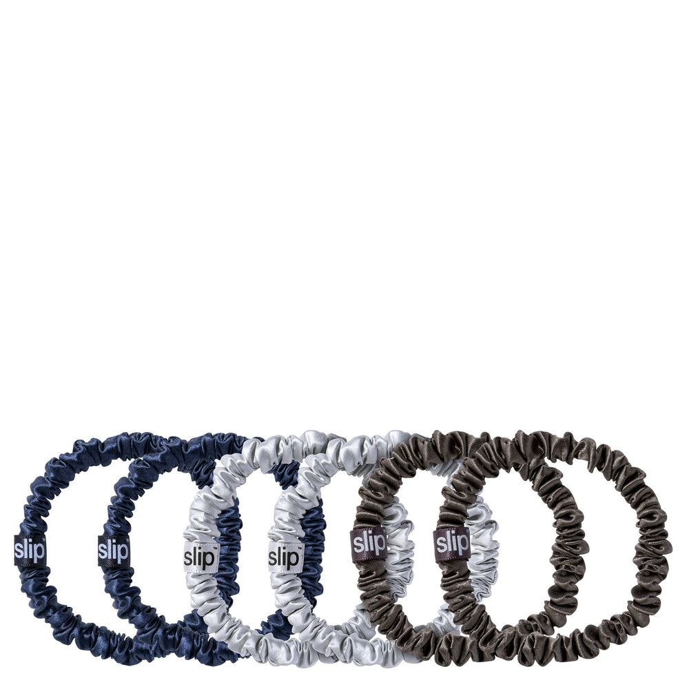 Slip Midnight Slip Pure Silk Skinny Scrunchies (Various Colours) Hair Care