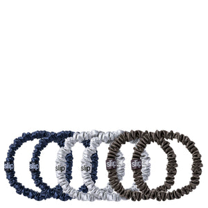 Slip Midnight Slip Pure Silk Skinny Scrunchies (Various Colours) Hair Care