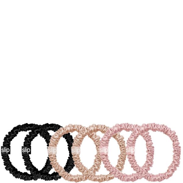 Slip Multi Slip Pure Silk Skinny Scrunchies (Various Colours) Hair Care