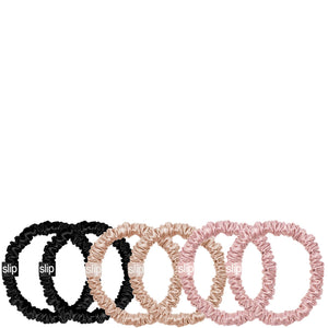 Slip Multi Slip Pure Silk Skinny Scrunchies (Various Colours) Hair Care