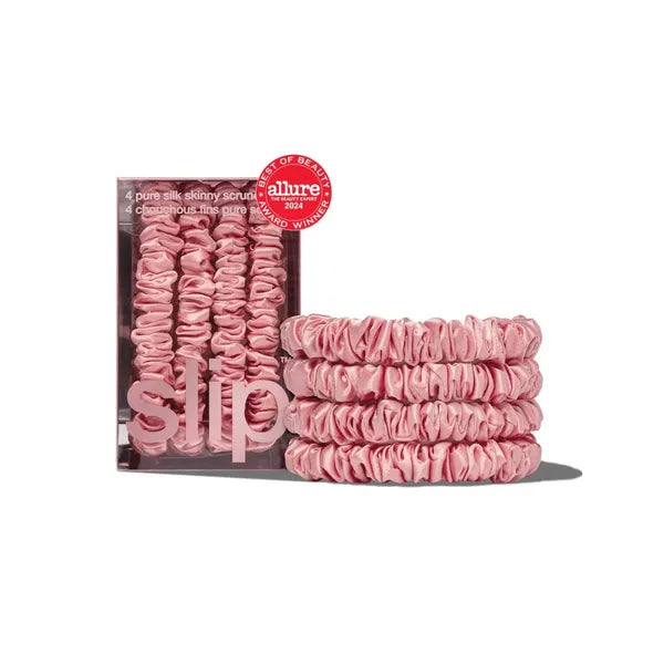 Slip Rose Slip Pure Silk Skinny Scrunchies (Various Colours) Hair Care
