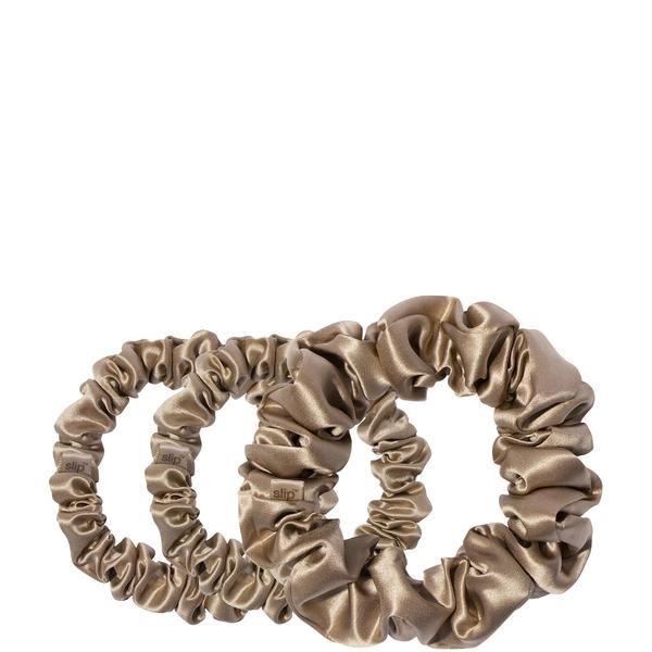 Slip Slip Pure Silk Back To Basics Assorted Scrunchie Set (Various Colours) Hair Care
