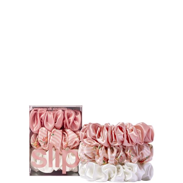 Slip Slip Pure Silk Large Scrunchies - Petal Hair Care