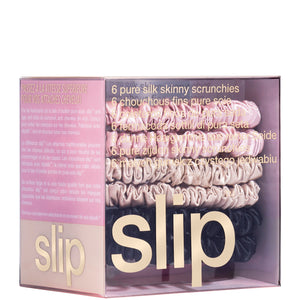 Slip Slip Pure Silk Skinny Scrunchies (Various Colours) Hair Care