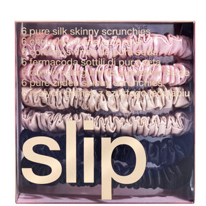 Slip Slip Pure Silk Skinny Scrunchies (Various Colours) Hair Care