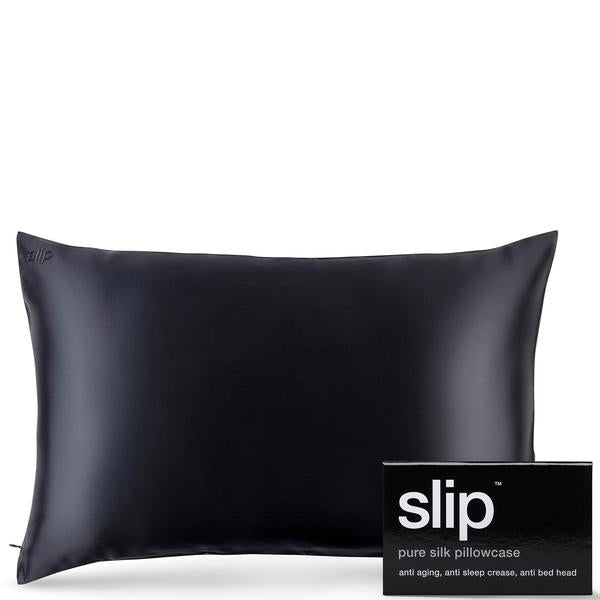 Slip Black Slip Silk Pillowcase - Queen (Various Colours) Wellness