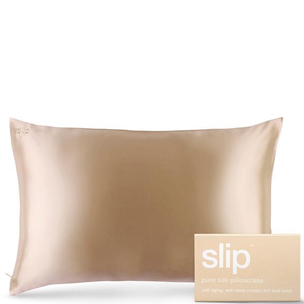 Slip Caramel Slip Silk Pillowcase - Queen (Various Colours) Wellness