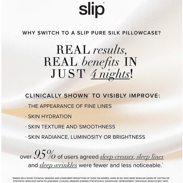 Slip Slip Pure Silk Queen Pillowcase - Petal Wellness