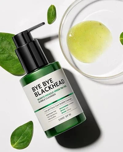 SOME BY MI SOME BY MI Miracle Bye Bye 30 Days Blackhead Miracle Green Tea Tox Bubble Cleanser 120g Cleansers