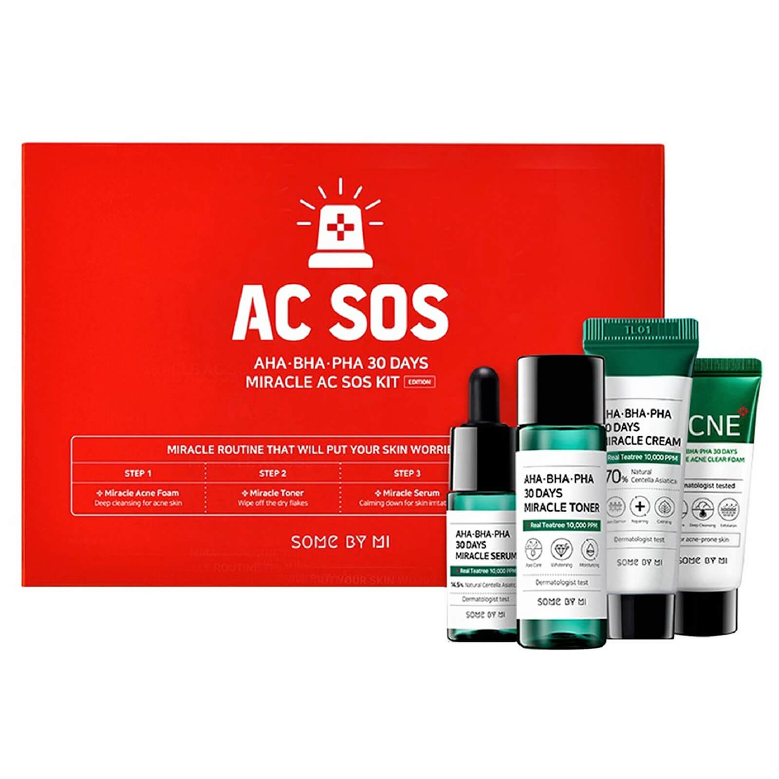 SOME BY MI SOME BY MI AHA BHA PHA 30 Days Miracle AC SOS Kit Skin Care