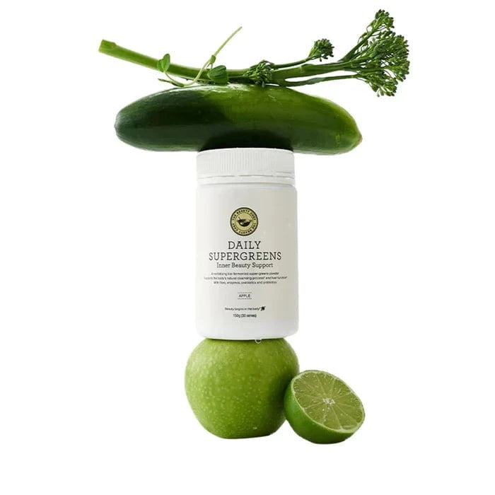 The Beauty Chef The Beauty Chef Daily Supergreens Apple Supplement Powder 150g Wellness