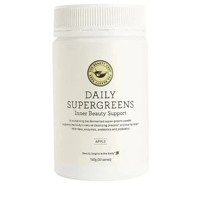 The Beauty Chef The Beauty Chef Daily Supergreens Apple Supplement Powder 150g Wellness