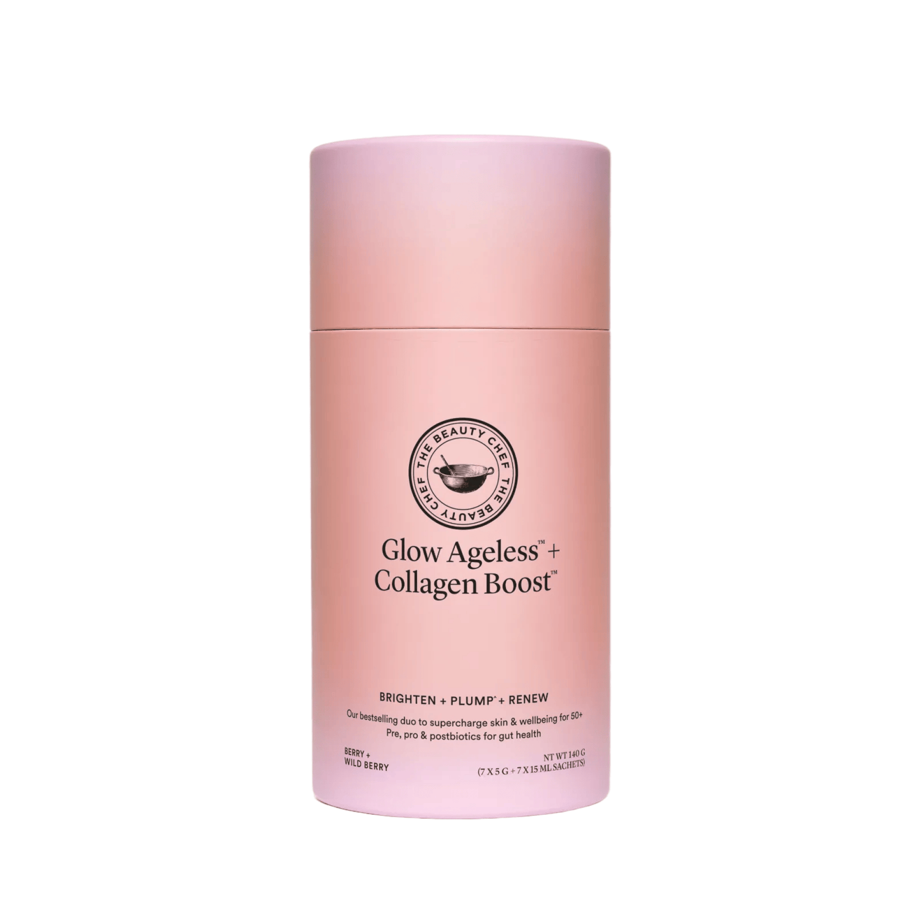 The Beauty Chef The Beauty Chef Glow Ageless + Collagen Boost Sachets 7 x 5 g + 7 x 15 mL Wellness