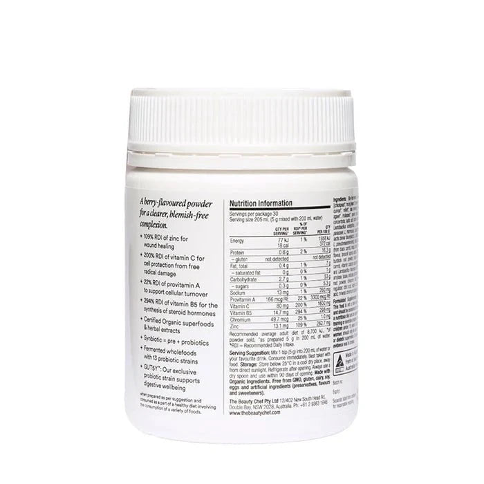 The Beauty Chef The Beauty Chef Inner Beauty Support Clear Skin 150g Wellness