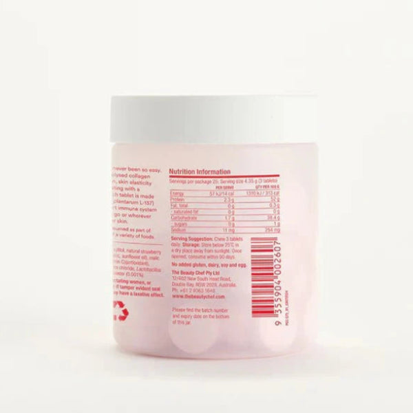The Beauty Chef The Beauty Chef Plumpers Collagen Chewables Strawberry Wellness