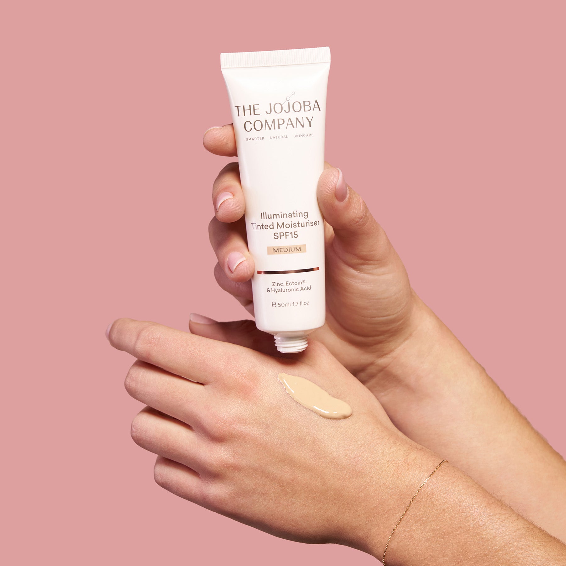 The Jojoba Company The Jojoba Company Illuminating Tinted Moisturiser - Medium 50ml Skin Care