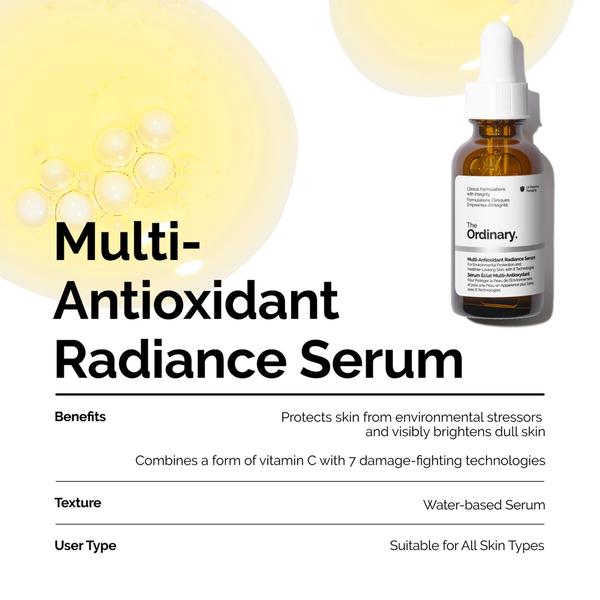 The Ordinary The Ordinary Multi-Antioxidant Radiance Serum 30ml Serums & Treatments