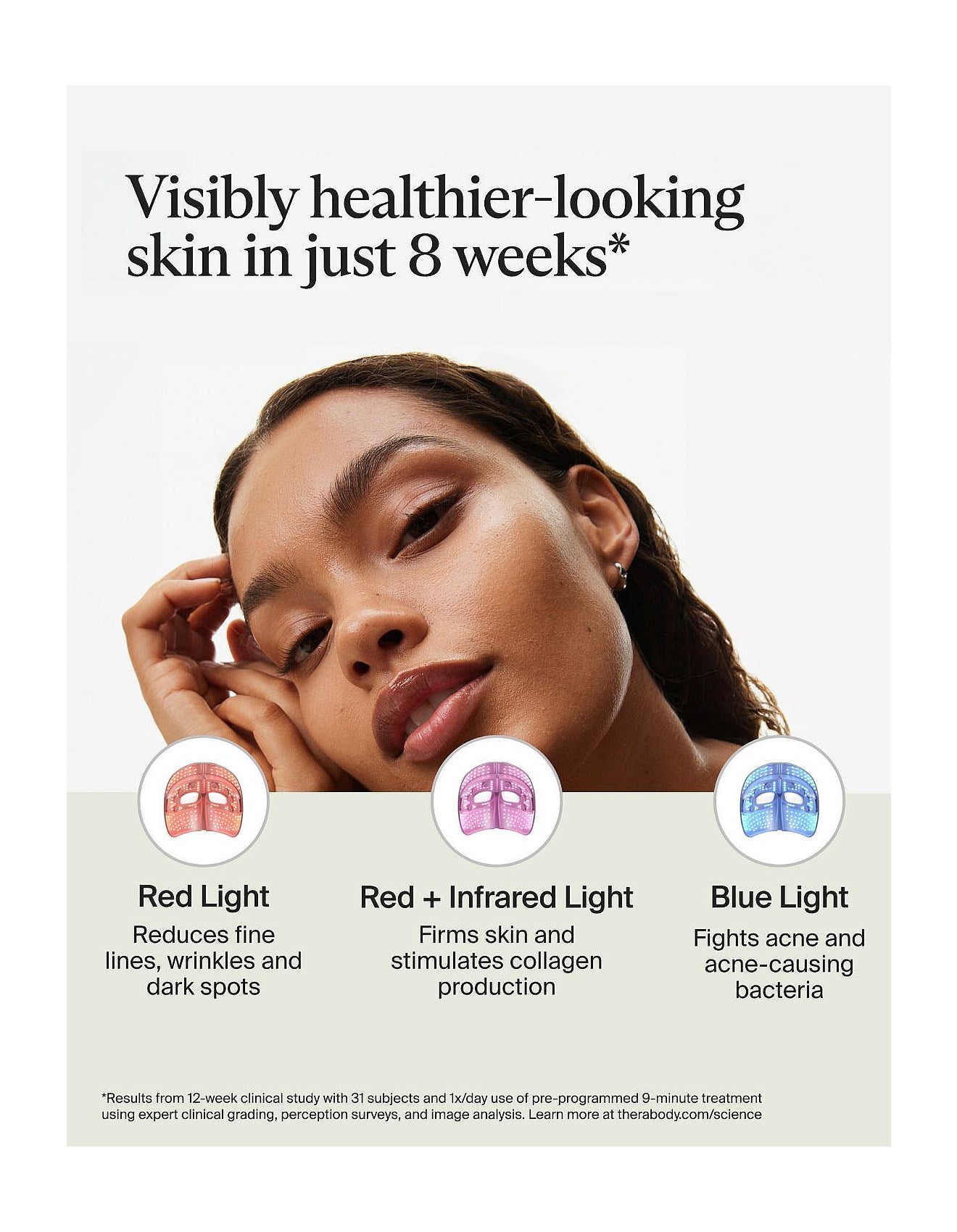 Therabody Therabody TheraFace LED Mask GLO LED Light Therapy