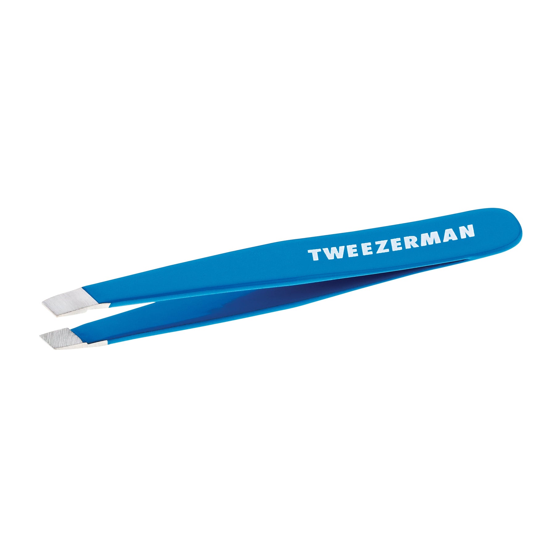 Tweezerman Tweezerman Mini Slant Tweezer Bahama Blue Tweezers