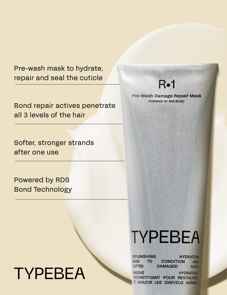 TYPEBEA TYPEBEA R.1 Pre-Wash Damage Repair Mask 120ml Hair Treatments