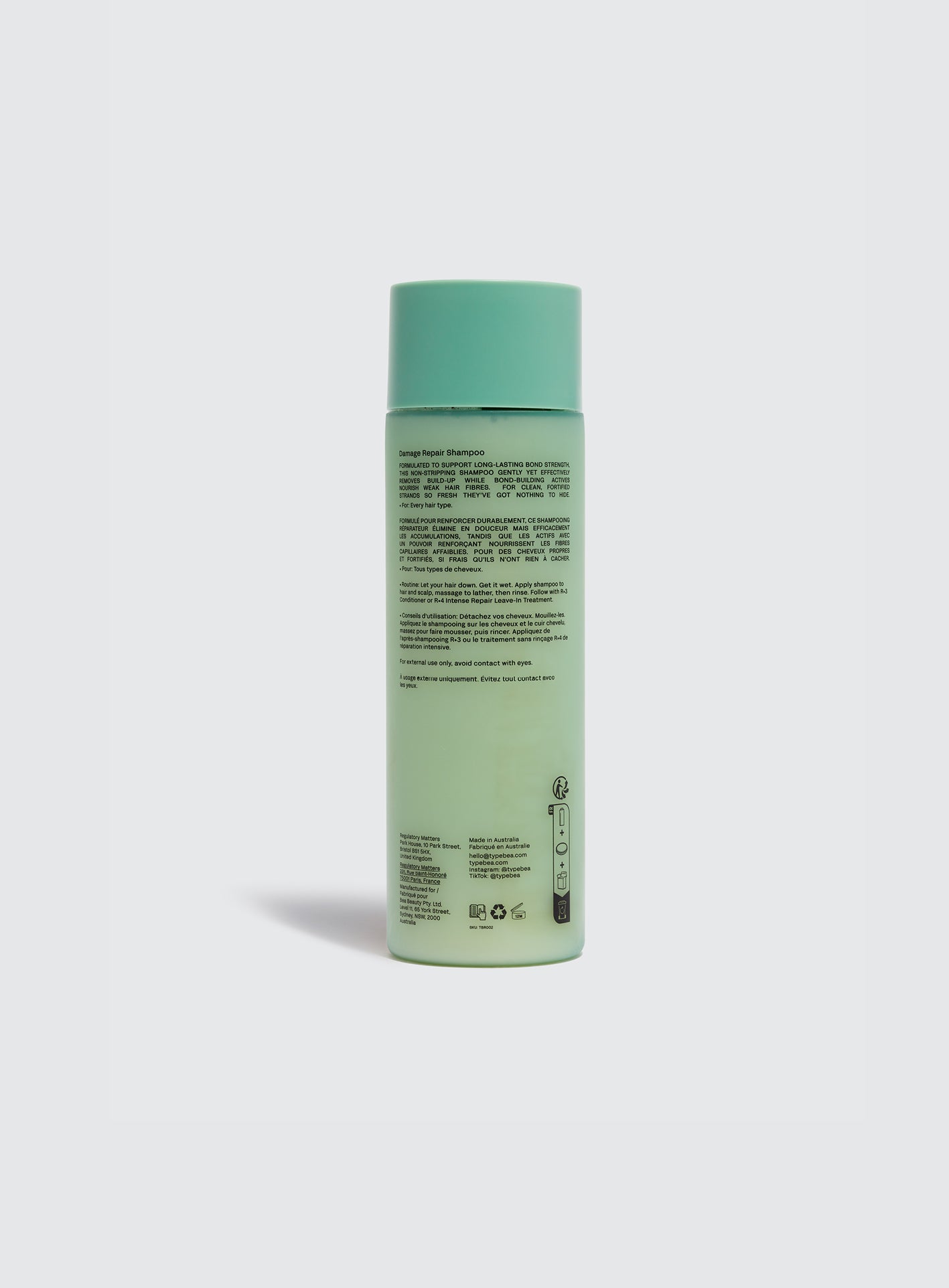 TYPEBEA TYPEBEA R.2 Damage Repair Shampoo 250ml Shampoo