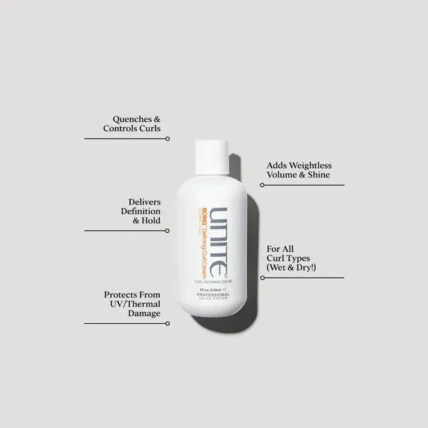 Unite Unite Boing Defining Curl Cream Activate Hold 236ml Hair Styling Products