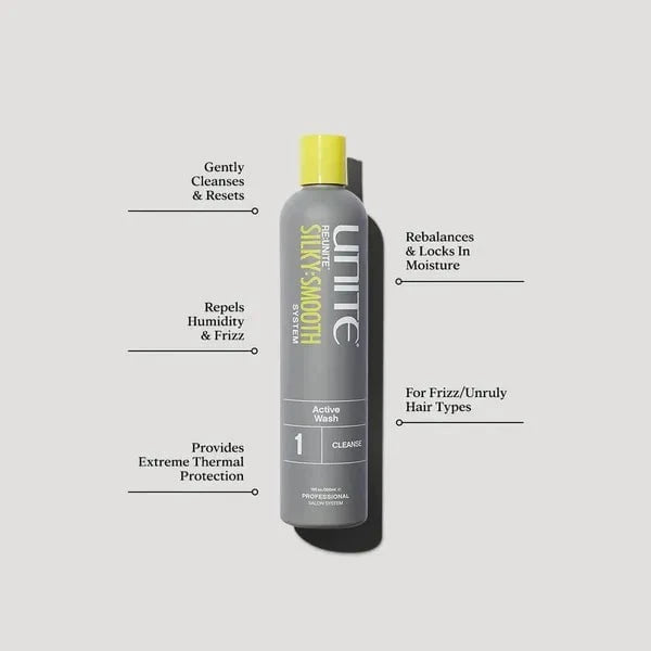 Unite Unite Silky Smooth Active Wash Shampoo 300ml Shampoo
