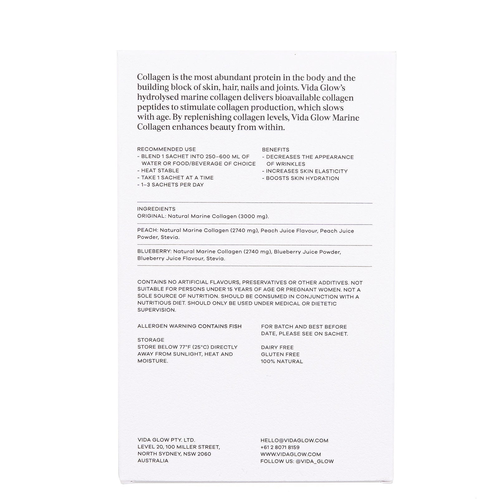 Vida Glow Vida Glow 6 Day Sample Pack Body Care