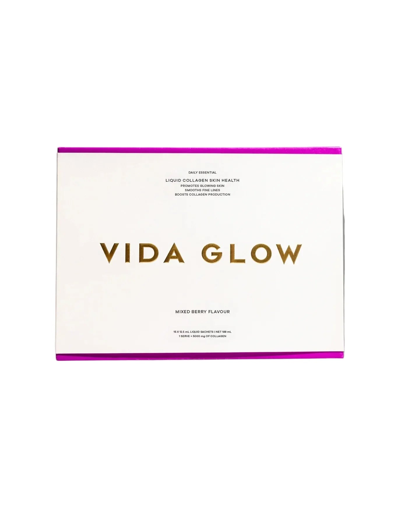 Vida Glow Vida Glow Liquid Collagen Skin Health Mixed Berry - 15 sachets Collagen Powder