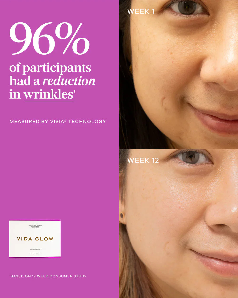 Vida Glow Vida Glow Liquid Collagen Skin Health Mixed Berry - 15 sachets Collagen Powder