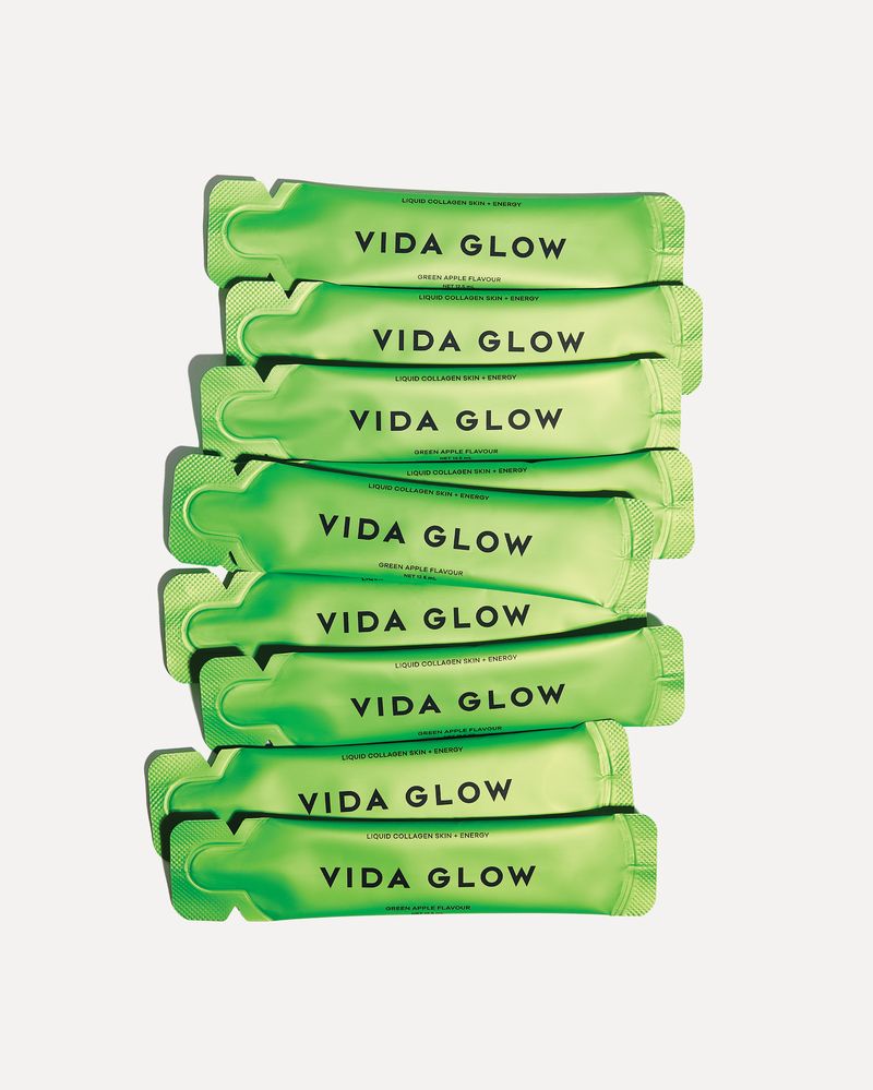Vida Glow Vida Glow Liquid Collagen Skin + Energy - Green Apple 15 x 12.5ml Sachets Collagen Shot