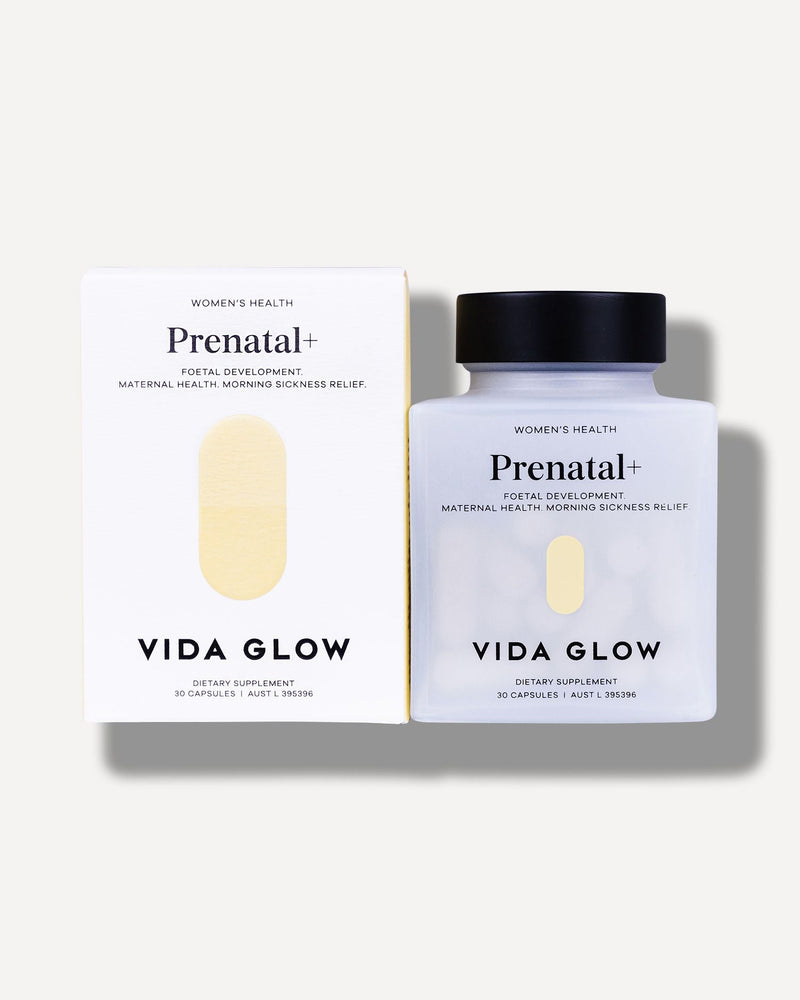 Vida Glow Vida Glow Women's Health Prenatal+ 30 Capsules Prenatal Vitamins
