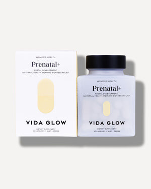 Vida Glow Vida Glow Women's Health Prenatal+ 30 Capsules Prenatal Vitamins