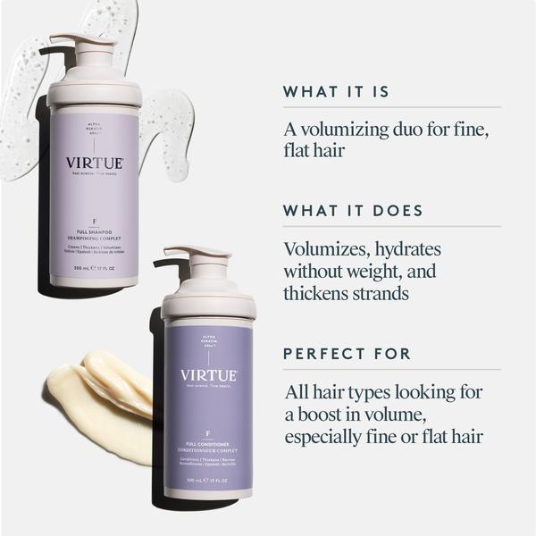 Virtue Virtue Jumbo Size Full Shampoo & Conditioner Duo Gift Sets [Health and Beauty]
