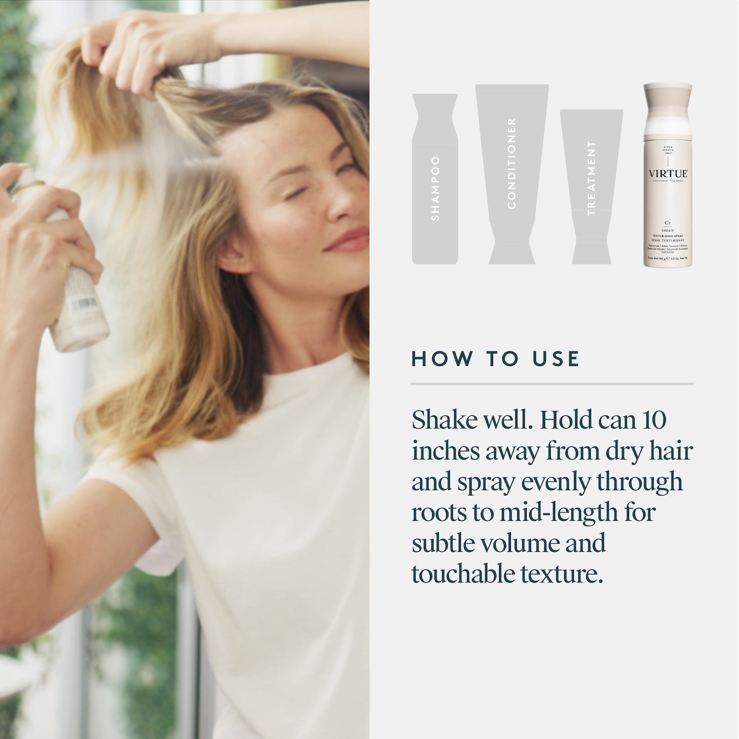Virtue Virtue Create Texturizing Spray 140g Hair Care