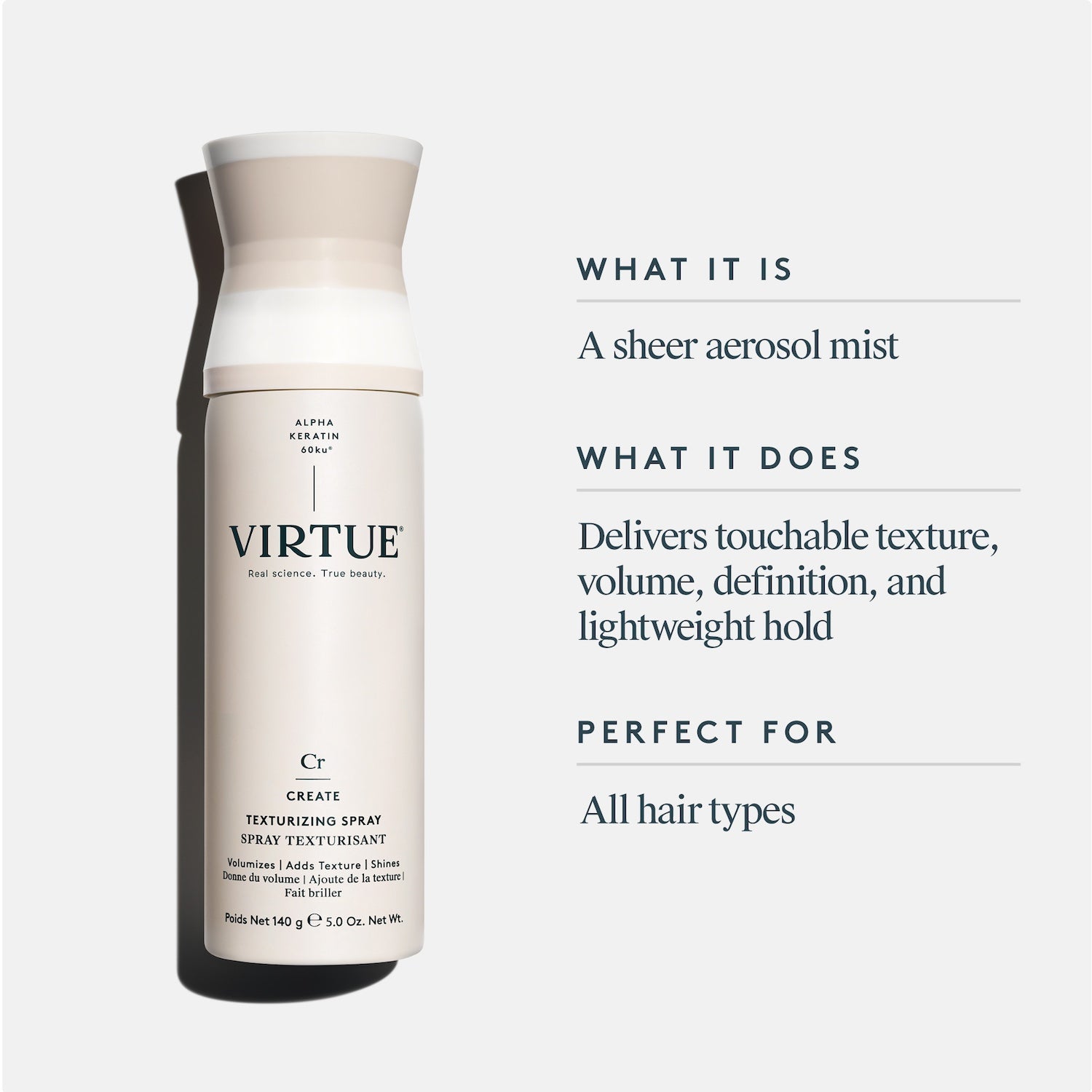 Virtue Virtue Create Texturizing Spray 140g Hair Care