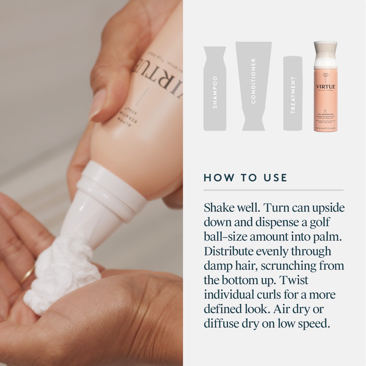 Virtue Virtue Curl-Defining Whip 156g Hair Care