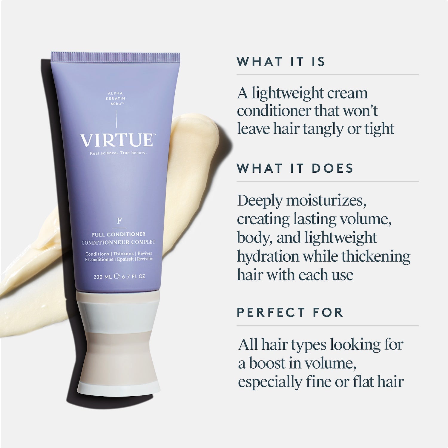 Virtue Virtue Full Conditioner 200ml Hair Care