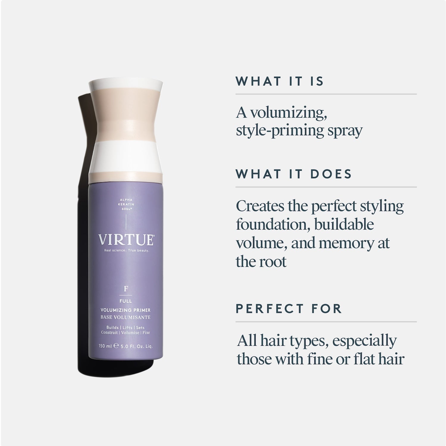 Virtue Virtue Full Volumizing Primer 150ml Hair Care