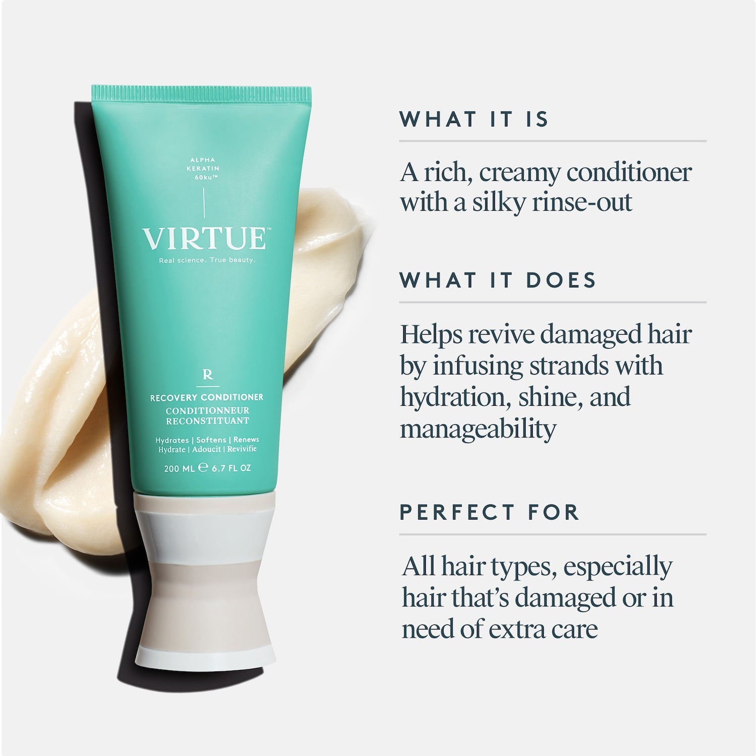 Virtue Virtue Recovery Conditioner 200ml Hair Care