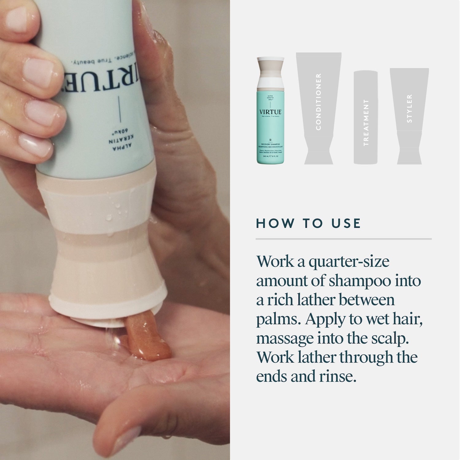 Virtue Virtue Recovery Shampoo 240ml Hair Care