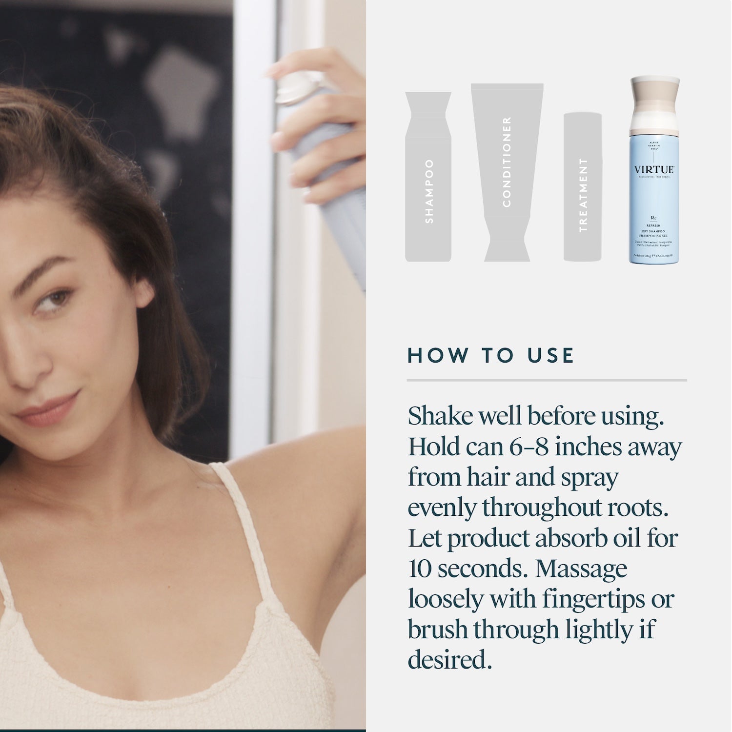 Virtue Virtue Refresh Dry Shampoo 128g Hair Care