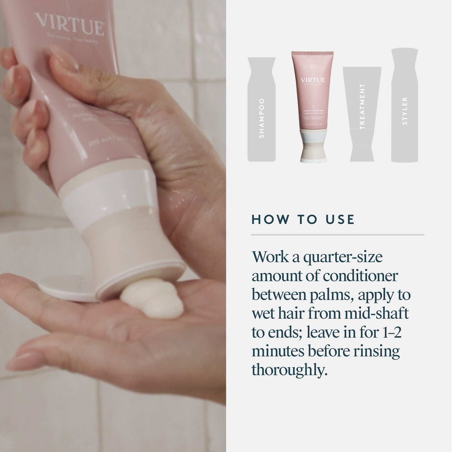 Virtue Virtue Smooth Conditioner 200ml Hair Care