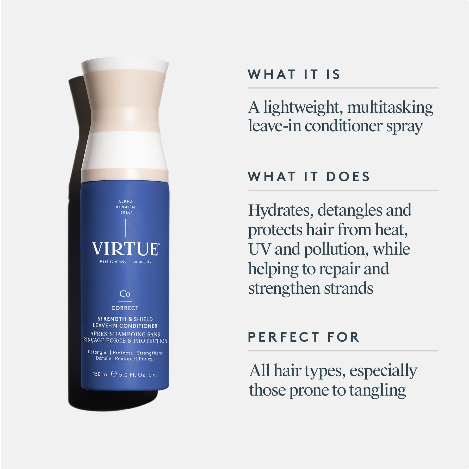 Virtue Virtue Strength & Shield Leave in Conditioner 150ml Leave-in Conditioner