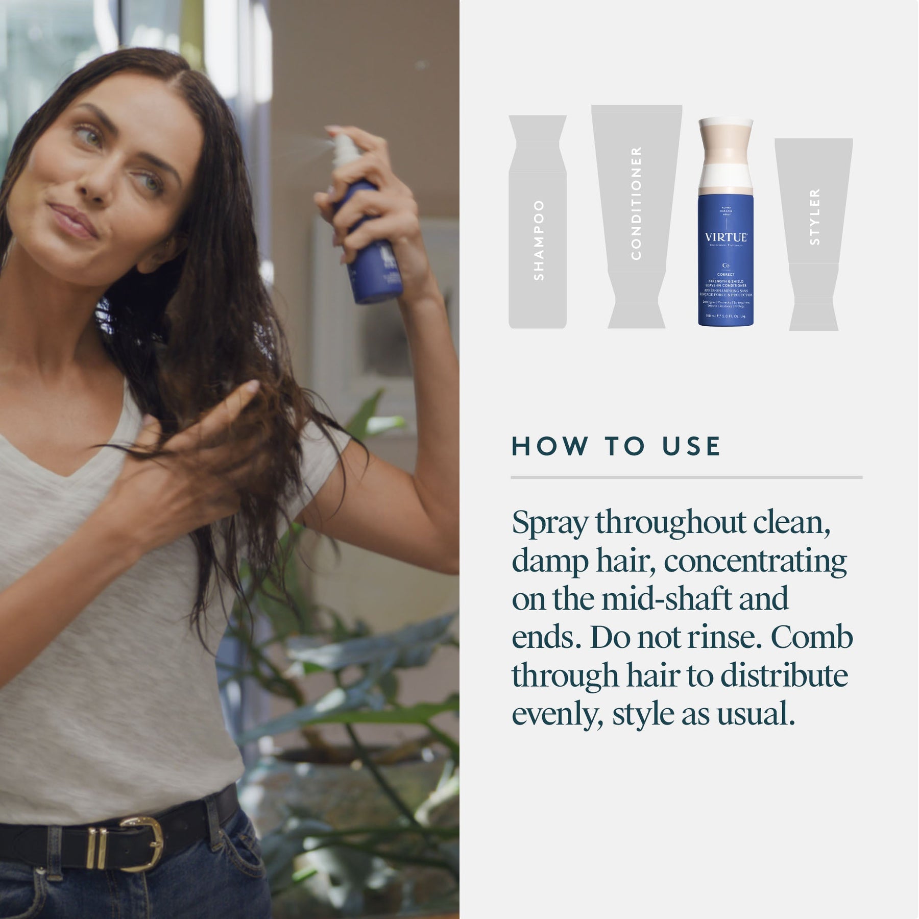 Virtue Virtue Strength & Shield Leave in Conditioner 150ml Leave-in Conditioner